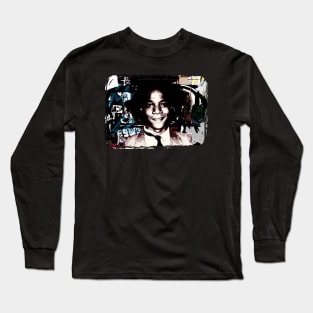 Basquiat surrealism street art Long Sleeve T-Shirt